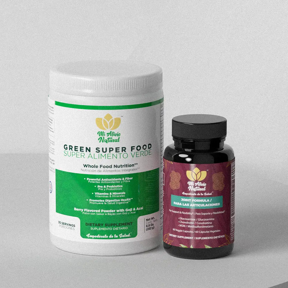 Green SuperFood + Joint Formula – Nutrición y Movilidad Óptima - Mi Alivio Natural