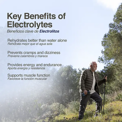 Electrolitos | Suplemento líquido sin azúcar para hidratación diaria