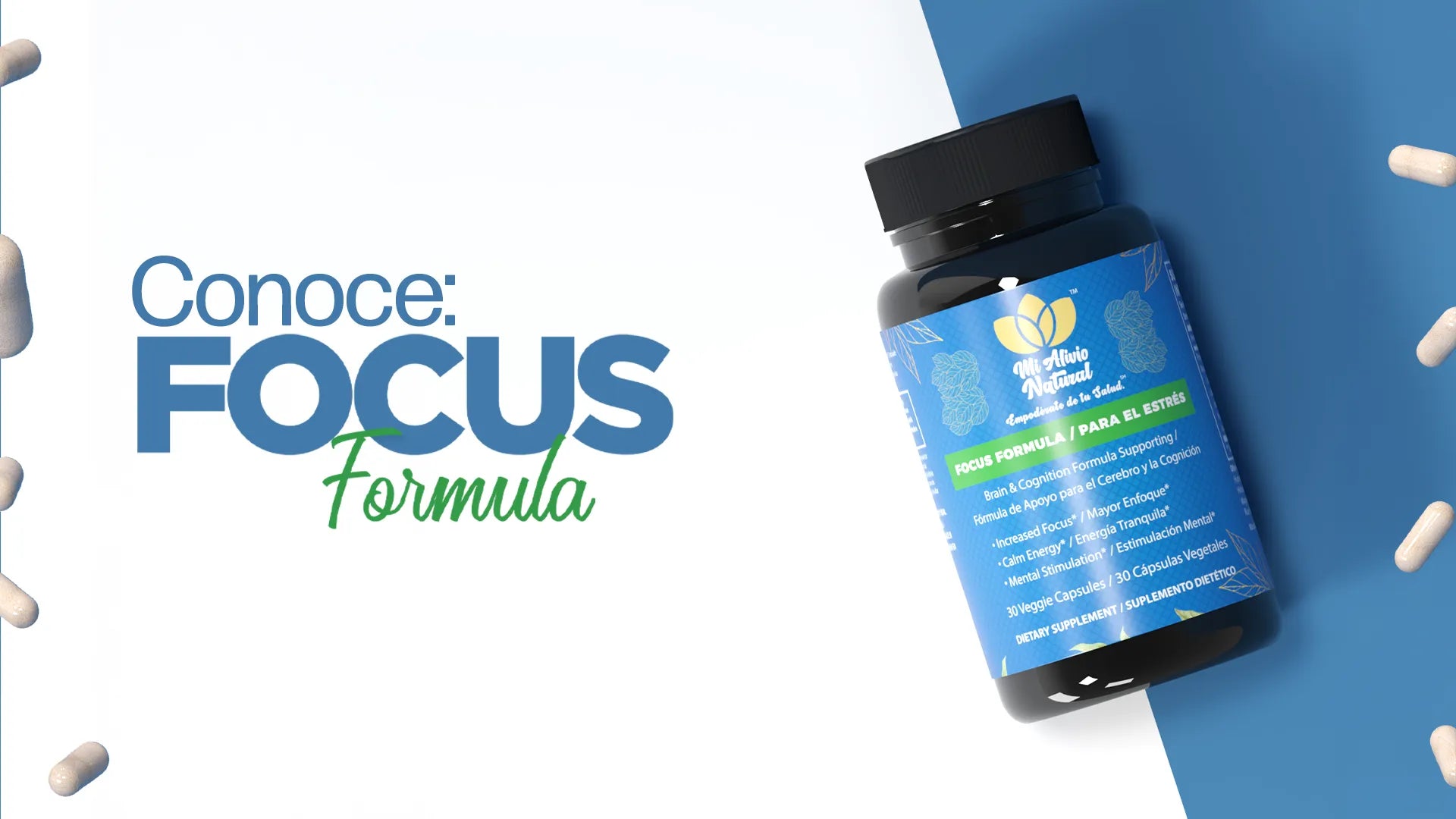 Cargar video: Focus Formula Reducción del Estrés y Energía Mental Natural