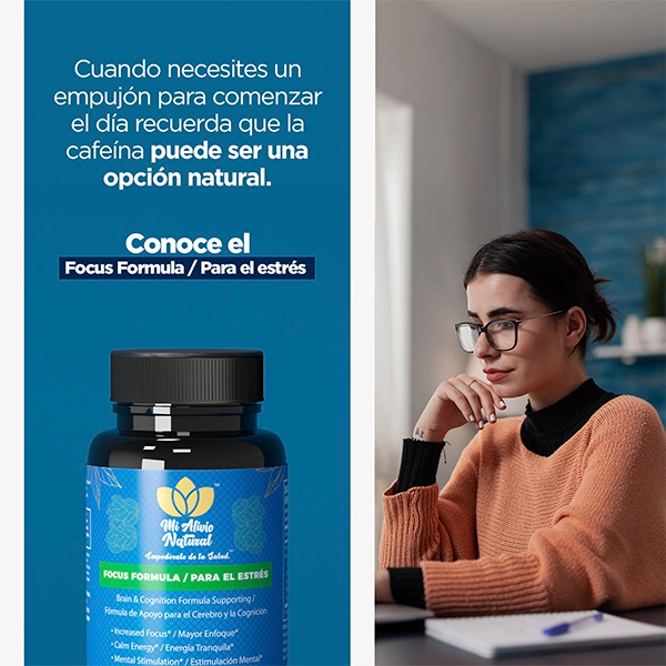 Focus Formula | Reducción del Estrés y Energía Mental Natural - Mi Alivio Natural 