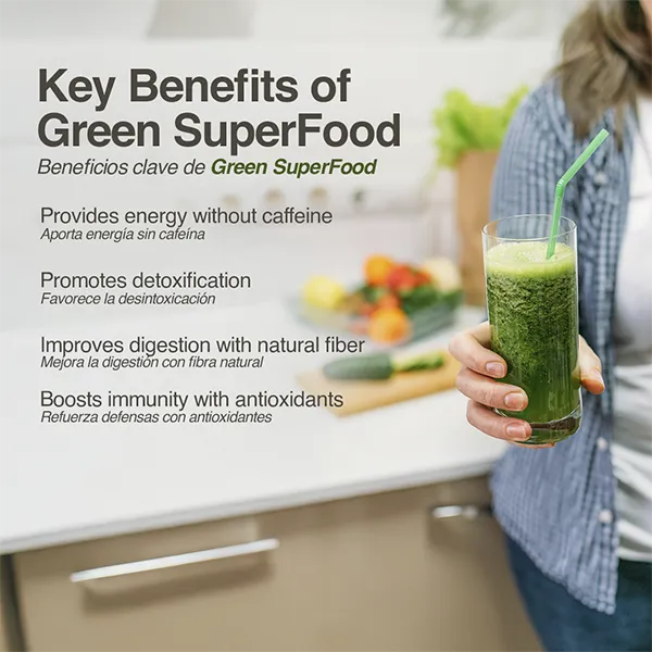 Green Superfood | Mezcla en Polvo con Ingredientes Naturales