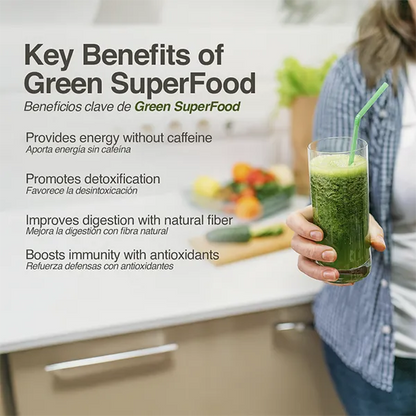 Green Superfood | Mezcla en Polvo con Ingredientes Naturales