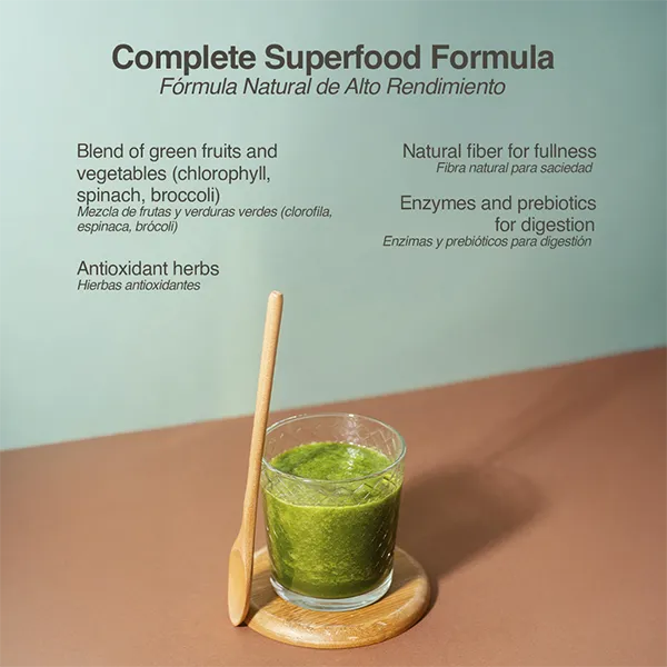 Green Superfood | Mezcla en Polvo con Ingredientes Naturales
