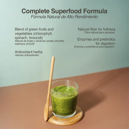 Green Superfood | Mezcla en Polvo con Ingredientes Naturales