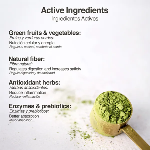 Green Superfood | Mezcla en Polvo con Ingredientes Naturales
