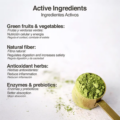Green Superfood | Mezcla en Polvo con Ingredientes Naturales